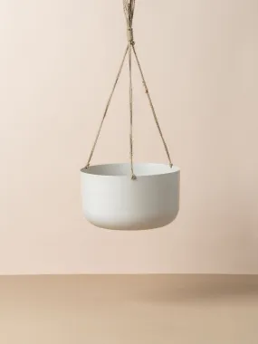 Yaamur Metal Hanging Planter - Clay