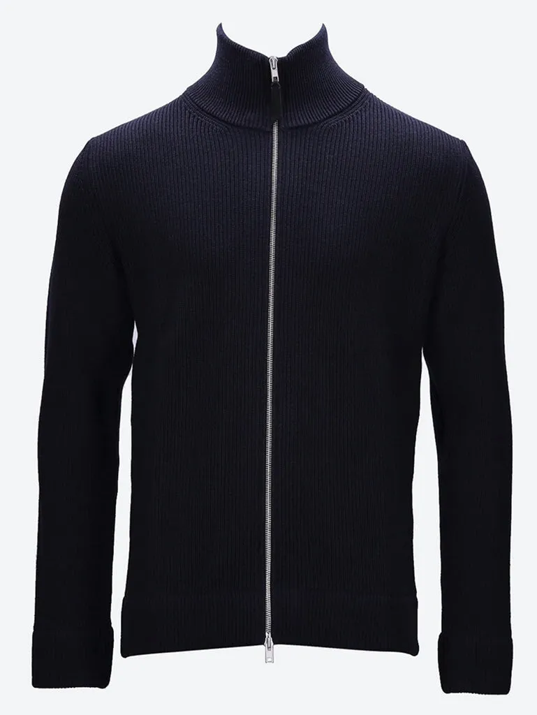 Zip turtleneck sweater